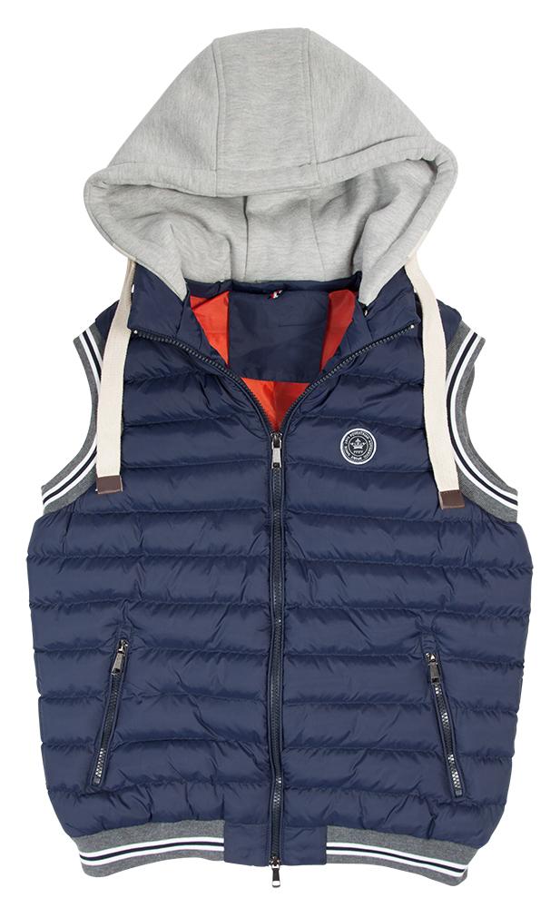 PFIFF Gewatteerd vest met afneembare capuchon PFIFF Gewatteerd vest met afneembare capuchon