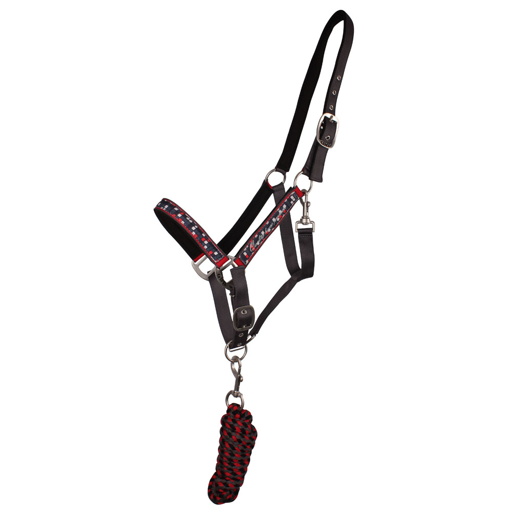 QHP Halsterset Luxo in tas QHP Halsterset Luxo in tas