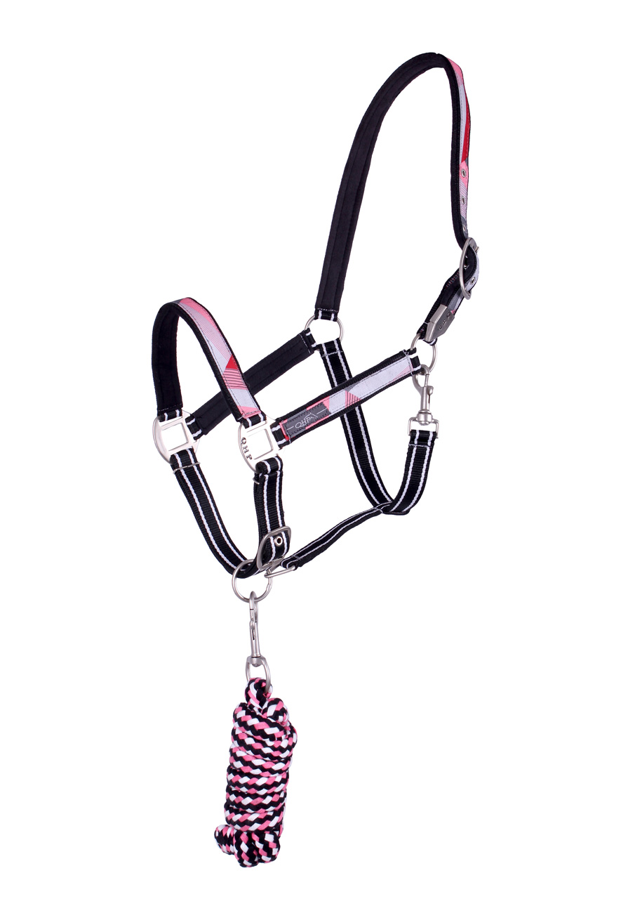 QHP Halsterset Luxe in tas QHP Halsterset Luxe in tas