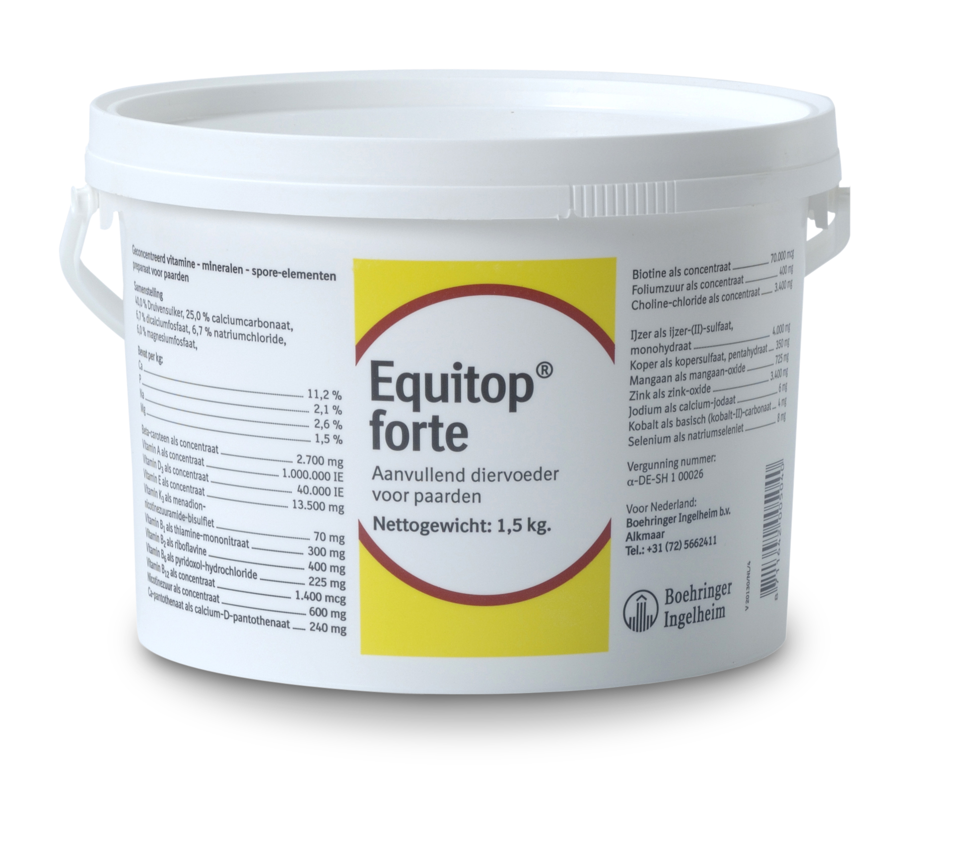 Afbeelding Equitop Forte - 1,5 kg door Minihorseshop.nl