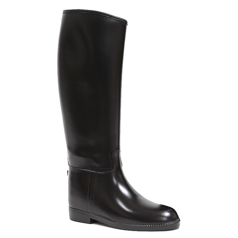 Afbeelding Rijlaars rubber gevoerd kids 1Kleur 38 door Minihorseshop.nl