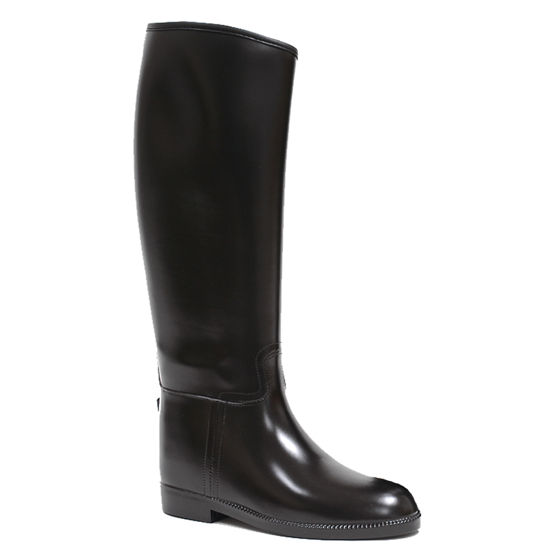 Afbeelding Rijlaars rubber gevoerd kids 1Kleur 38 door Minihorseshop.nl
