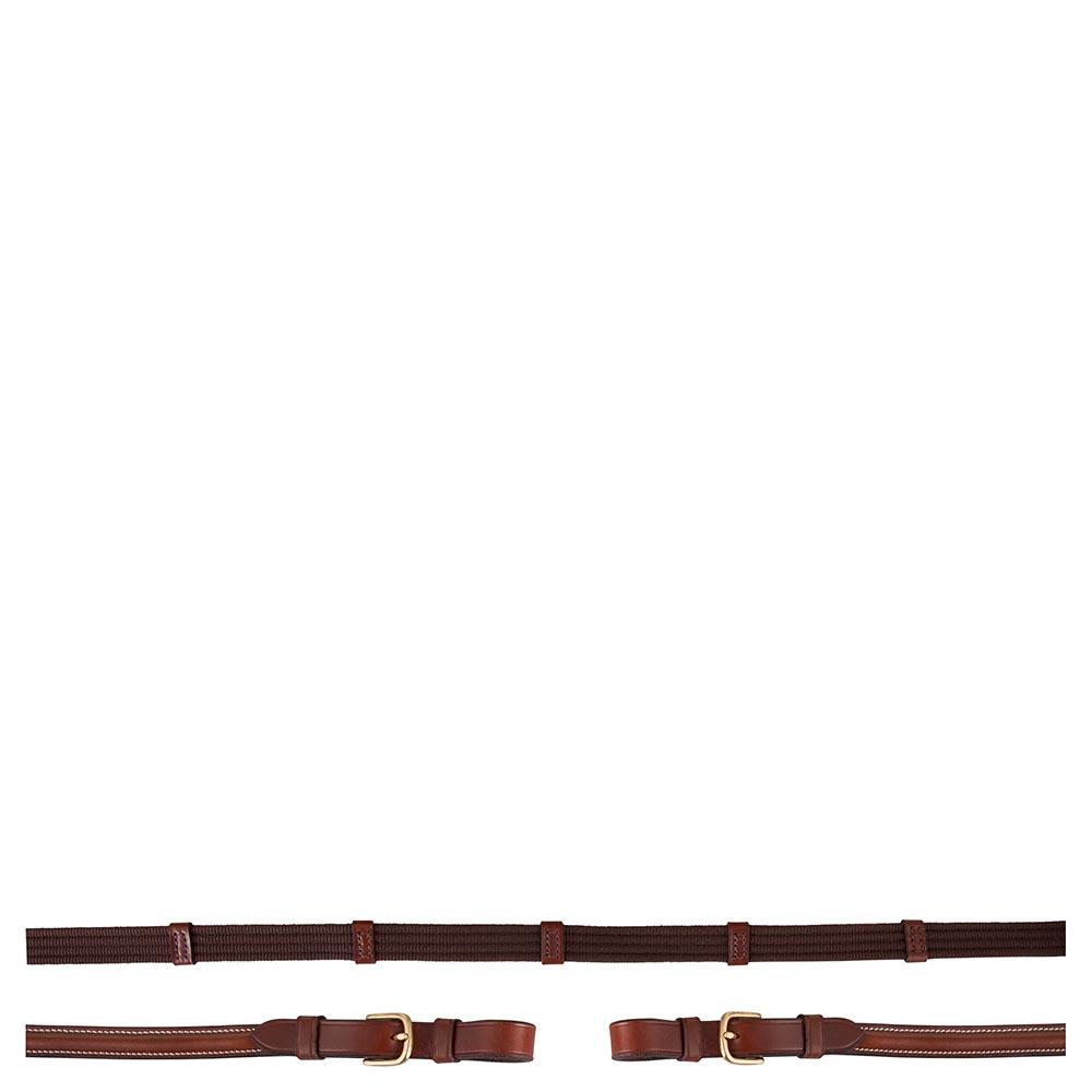 BR Teugel linnen 19mm fancy ronde gespen BR Teugel linnen 19mm fancy ronde gespen