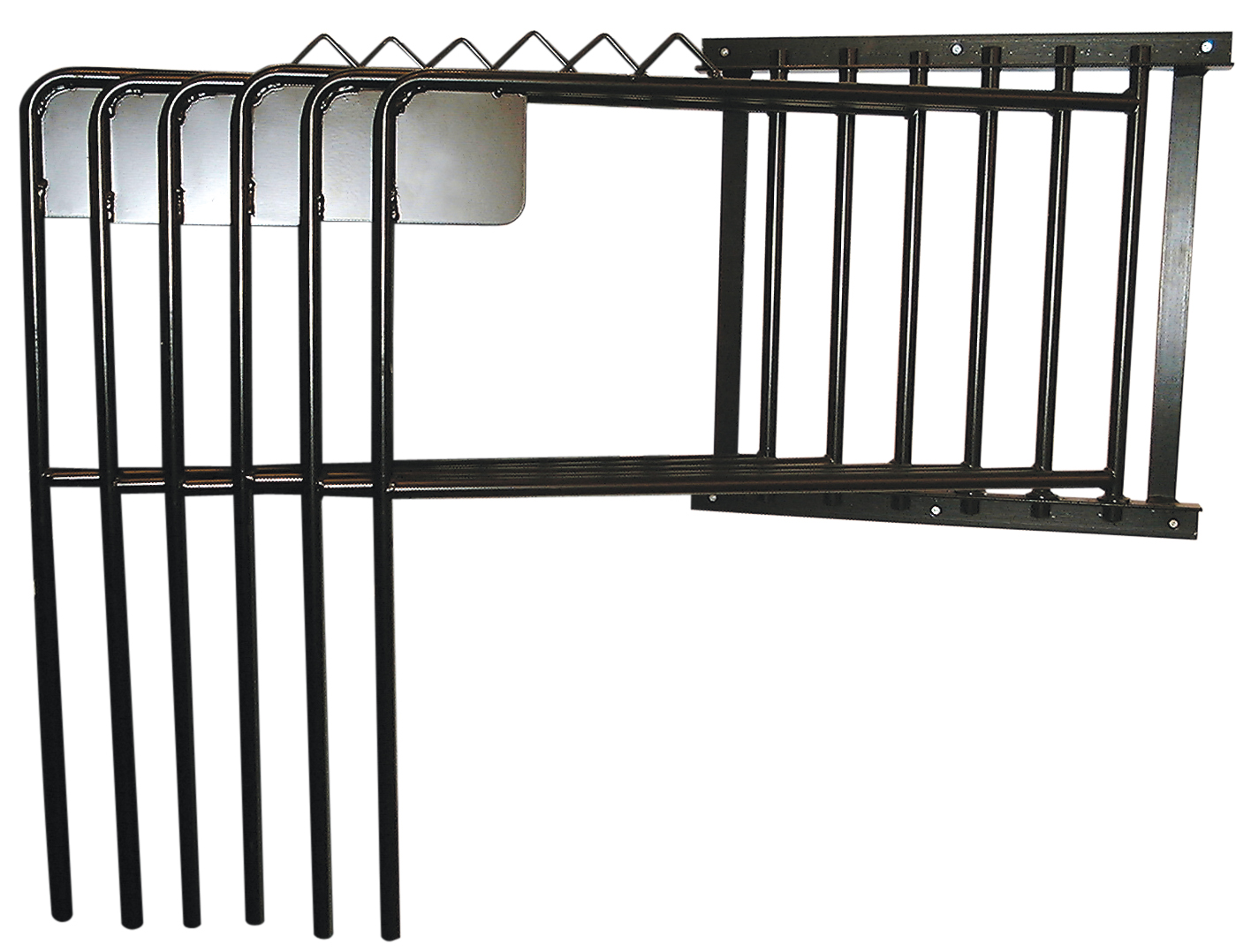 Afbeelding Dekenwandrek Barato 6-delig, 6 delig in black door Minihorseshop.nl