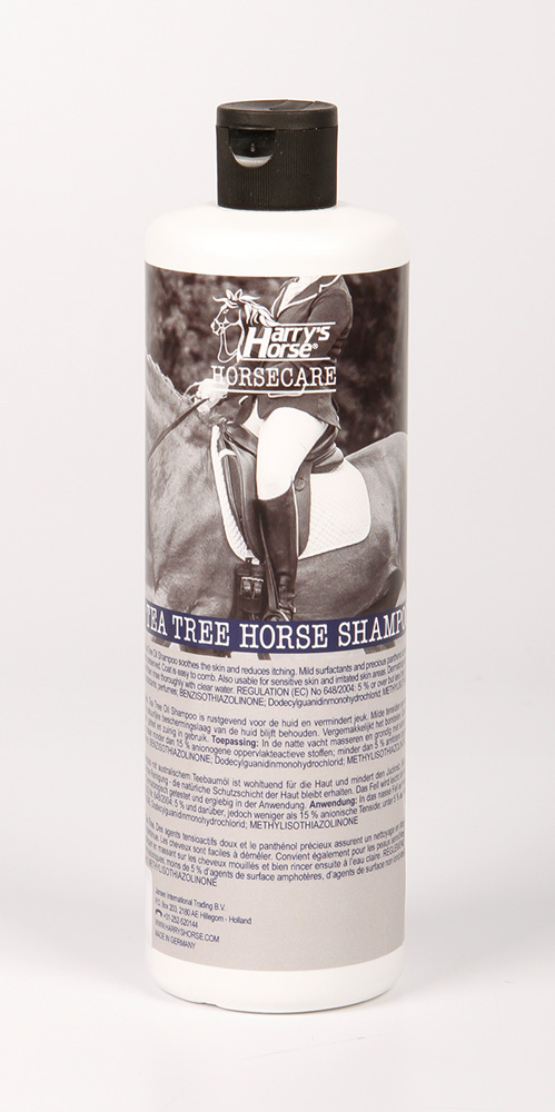 Afbeelding Harrys Horse Shampoo Tea Tree door Minihorseshop.nl