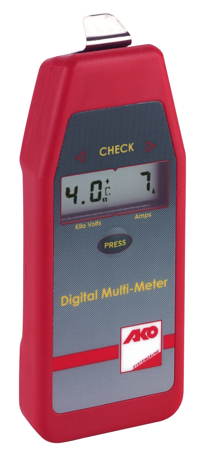 Afbeelding Hofman Afrast tester multimeter rood door Minihorseshop.nl