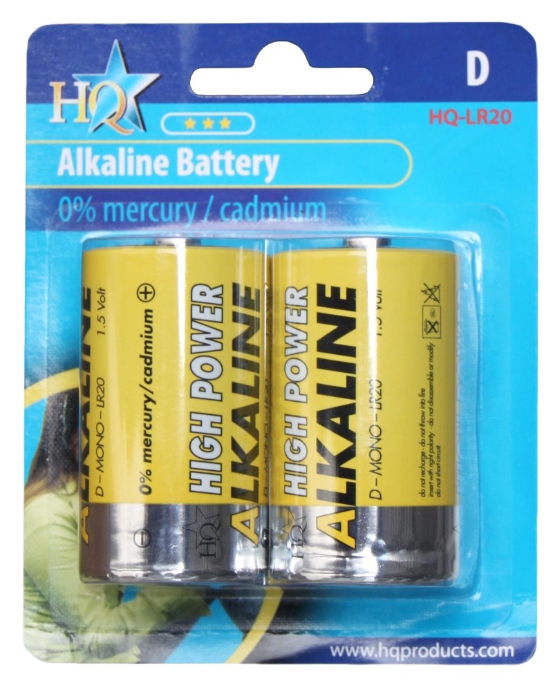 Afbeelding Hofman Batterij-set Alkaline size: D PestGarden door Minihorseshop.nl