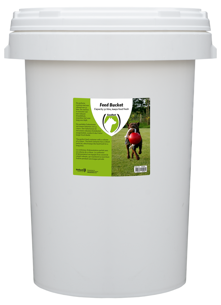Excellent Voerton met draaisluiting 52 liter Excellent Voerton met draaisluiting 52 liter