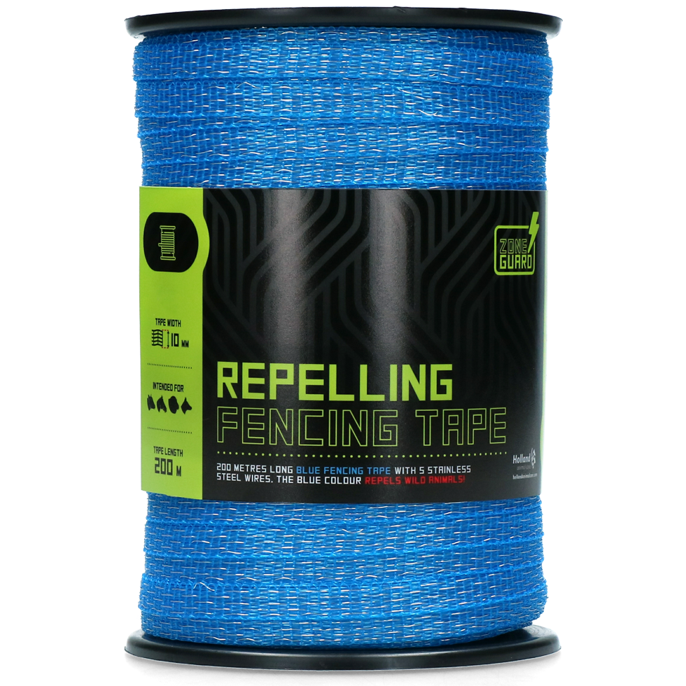 ZoneGuard 10 mm afwerend afrasteringslint ZoneGuard 10 mm afwerend afrasteringslint