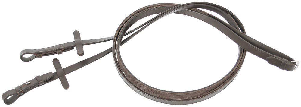 Harry's Horse Teugels, leder met rubber gevoerd Harry's Horse Teugels, leder met rubber gevoerd