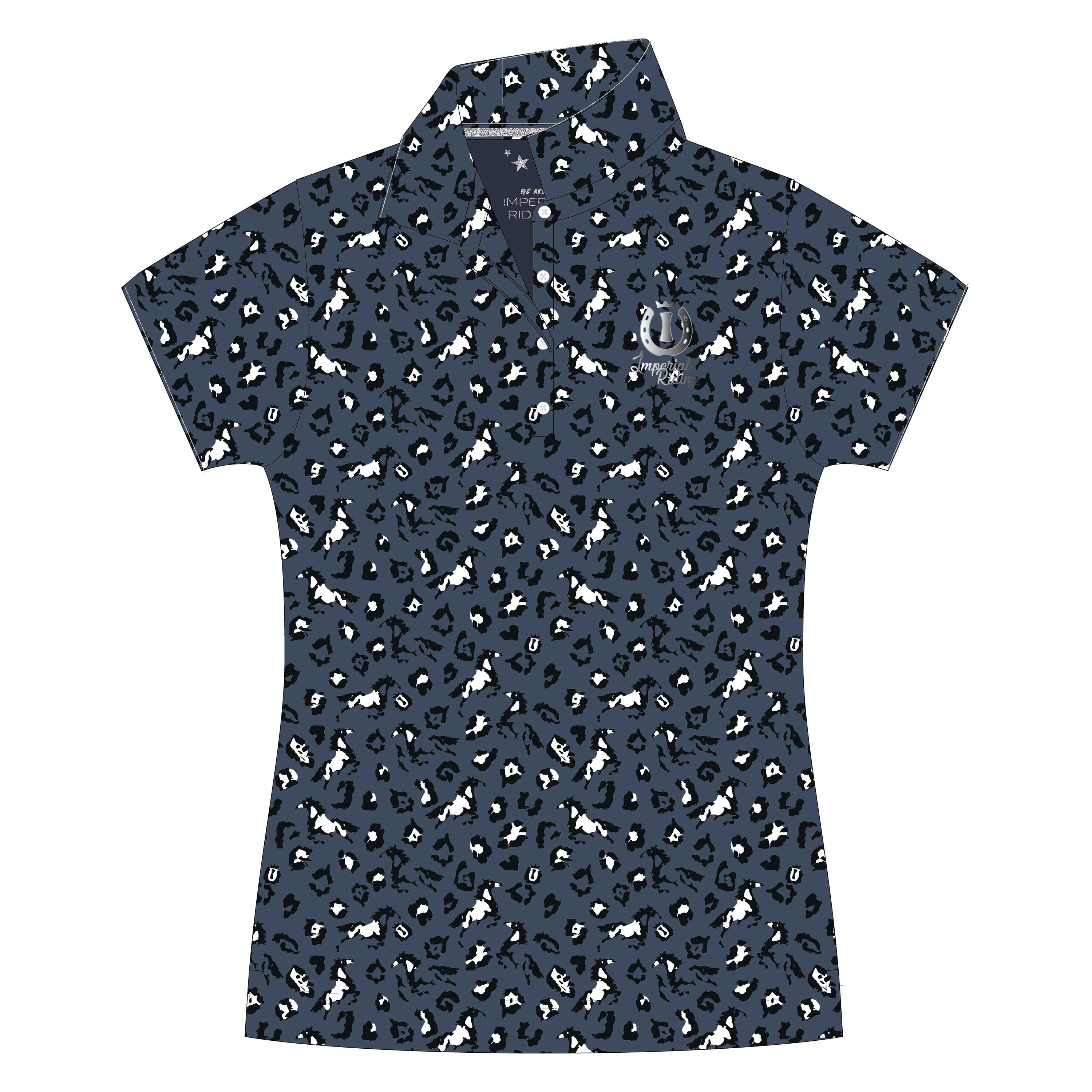 Imperial Riding Poloshirt Glitzy AOP Imperial Riding Poloshirt Glitzy AOP