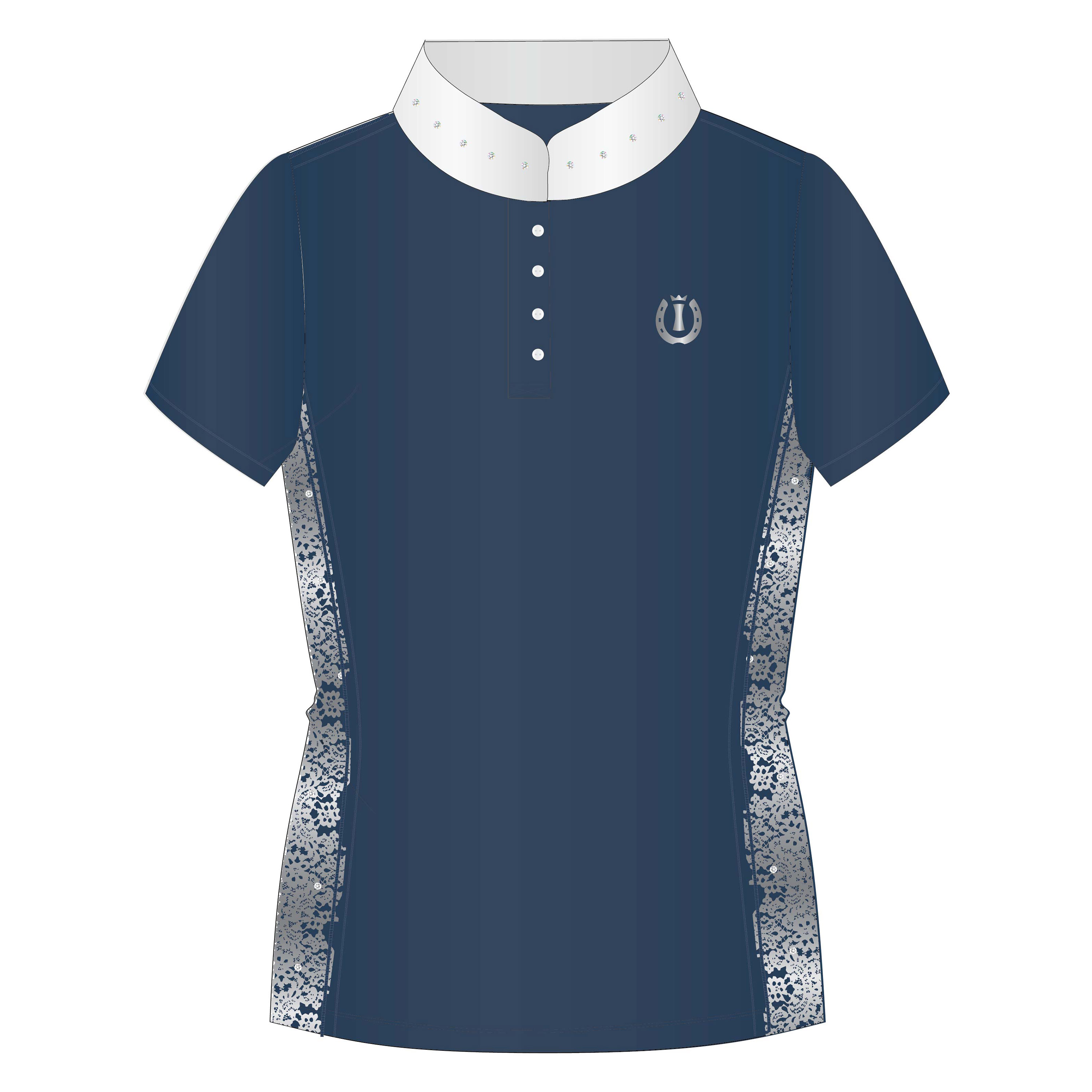 Imperial Riding wedstrijdshirt IRH diamond dust Imperial Riding wedstrijdshirt IRH diamond dust