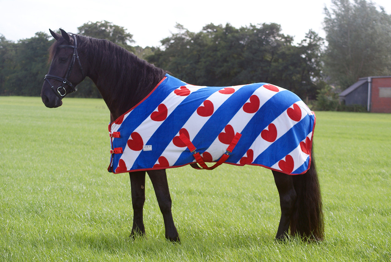 QHP Deken fleece luxe Fries QHP Deken fleece luxe Fries