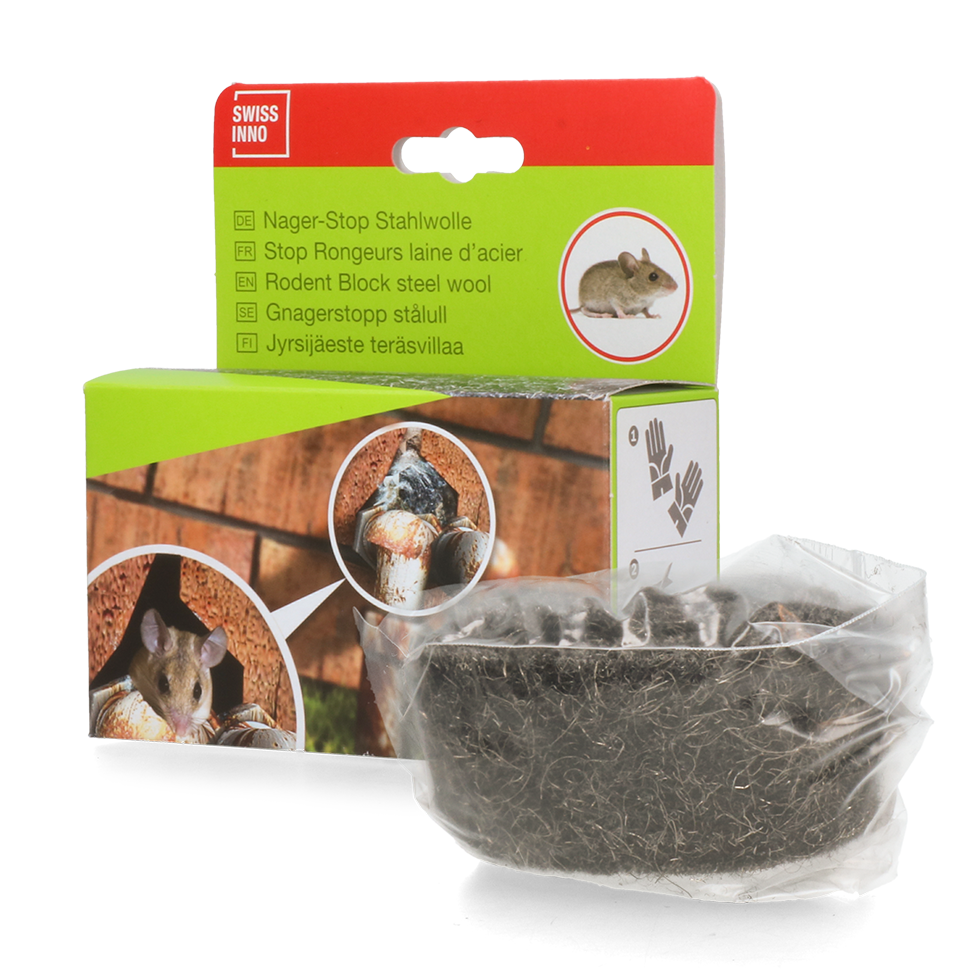 Swissinno Rodent Stop Staalwol 50 cm x 5 cm Swissinno Rodent Stop Staalwol 50 cm x 5 cm