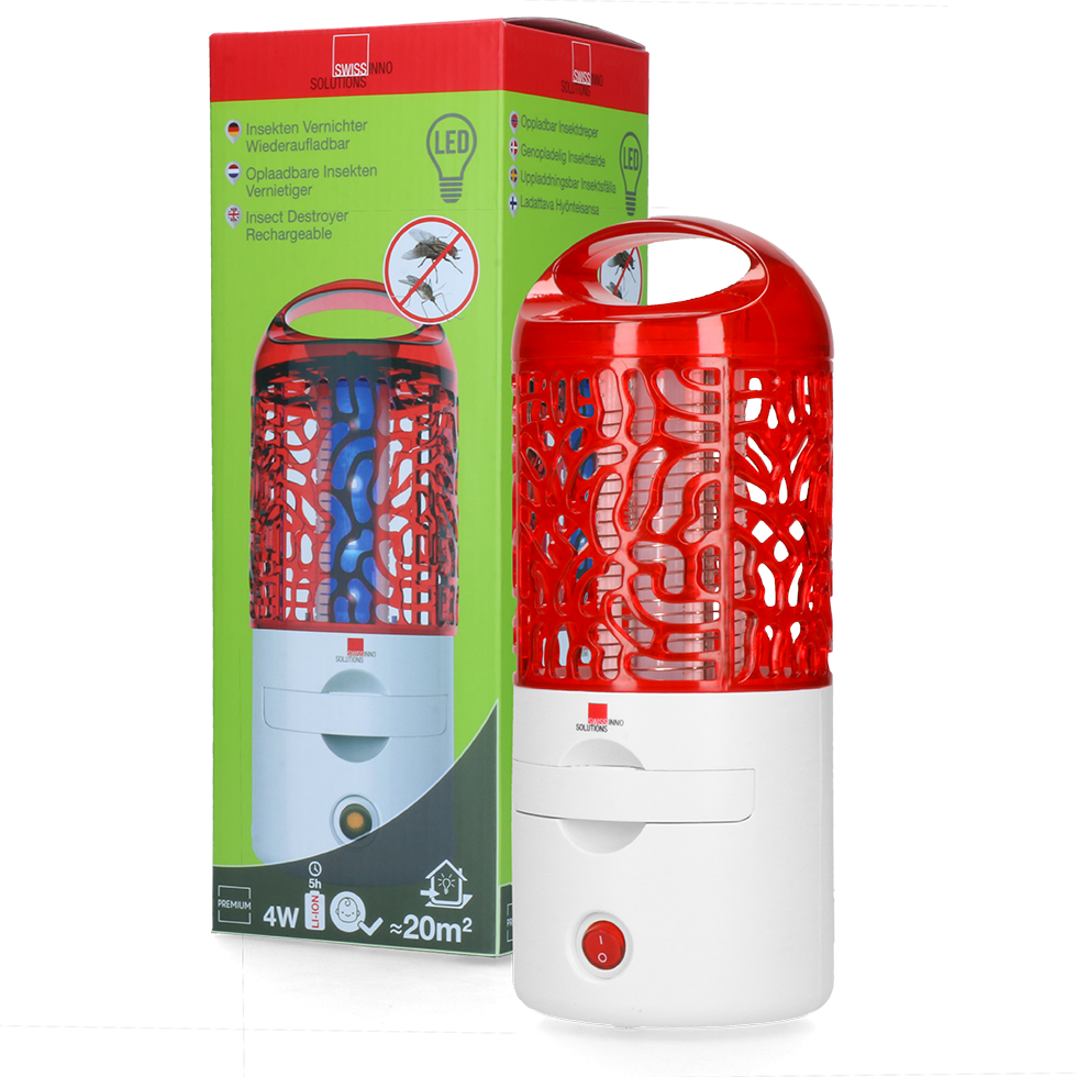 Swissinno Insect Destroyer 4W LED Rechargeable Outdoor & Indoor Swissinno Insect Destroyer 4W LED Rechargeable Outdoor & Indoor