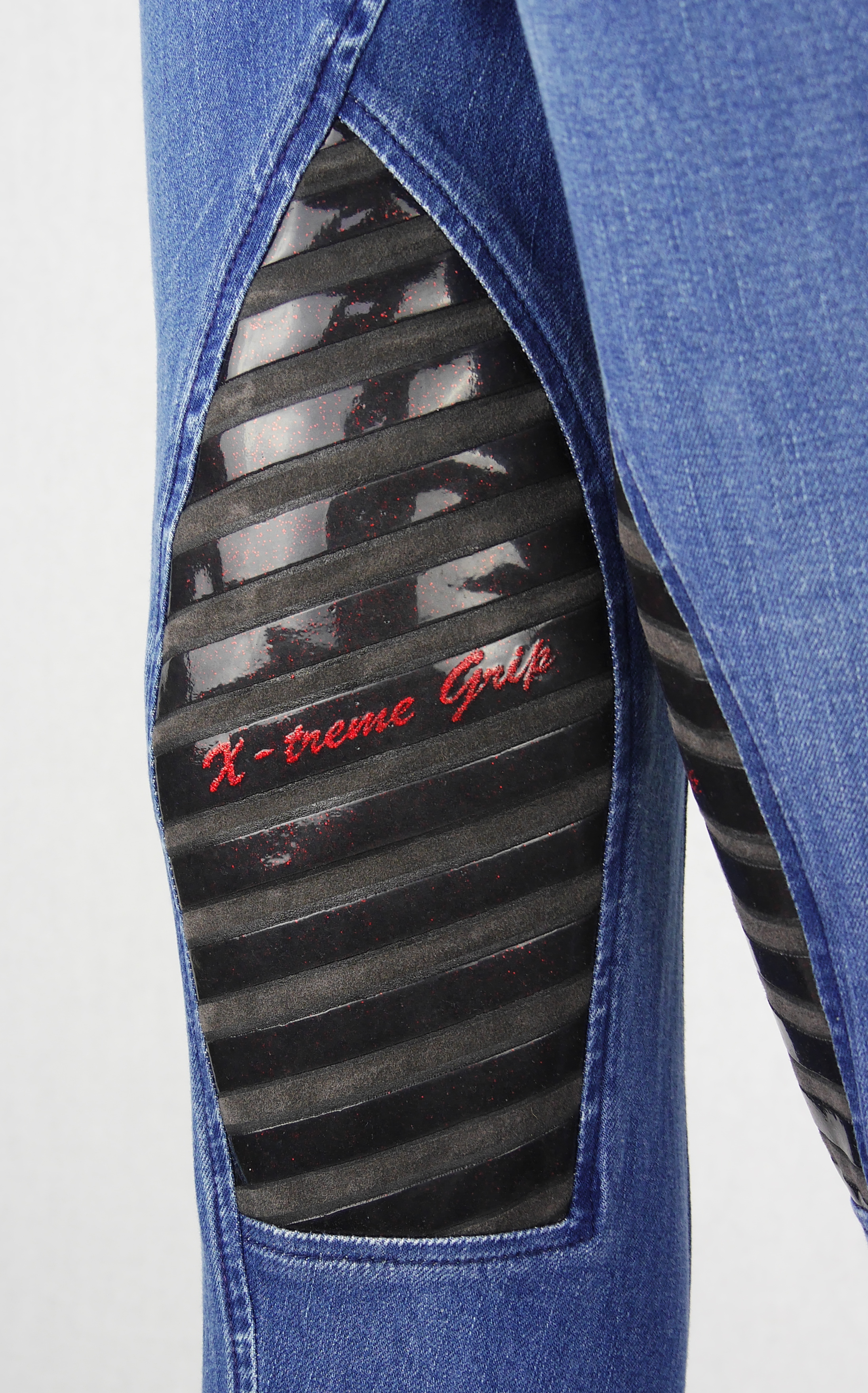 Easy Rider Rijbroek Ryanne Denim Knee Grip kind Easy Rider Rijbroek Ryanne Denim Knee Grip kind
