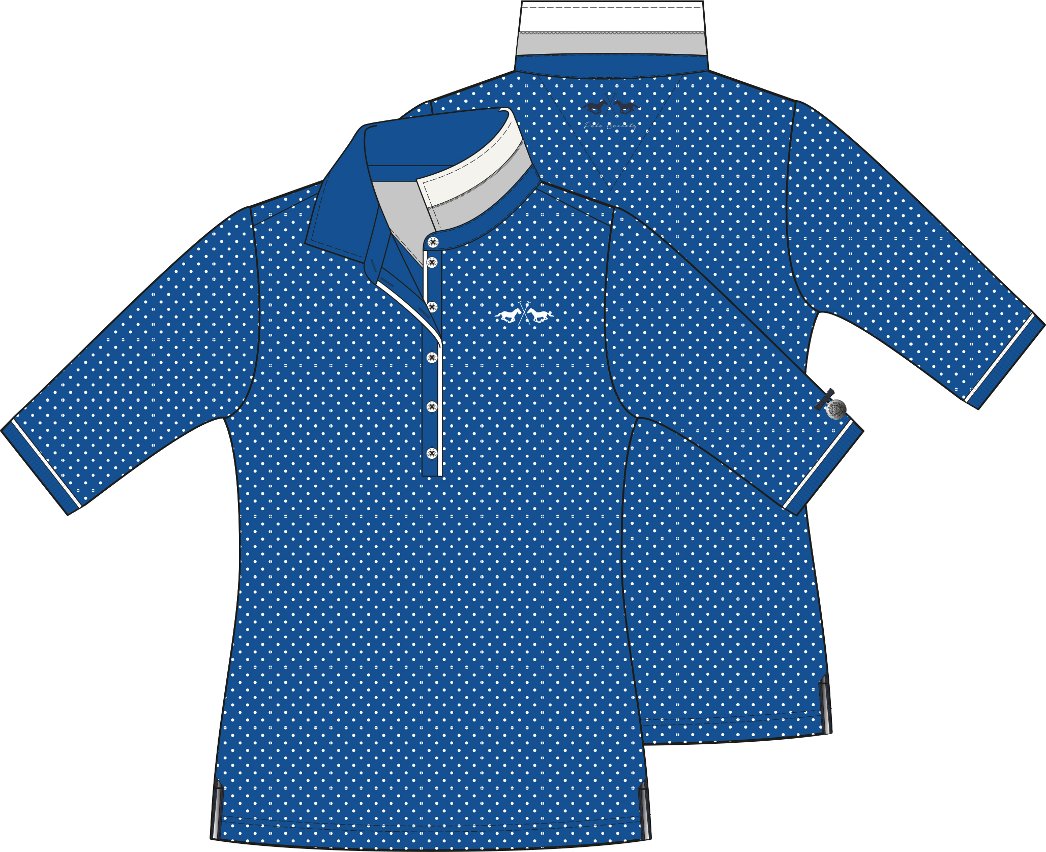 HV Society Poloshirt Romee HV Society Poloshirt Romee