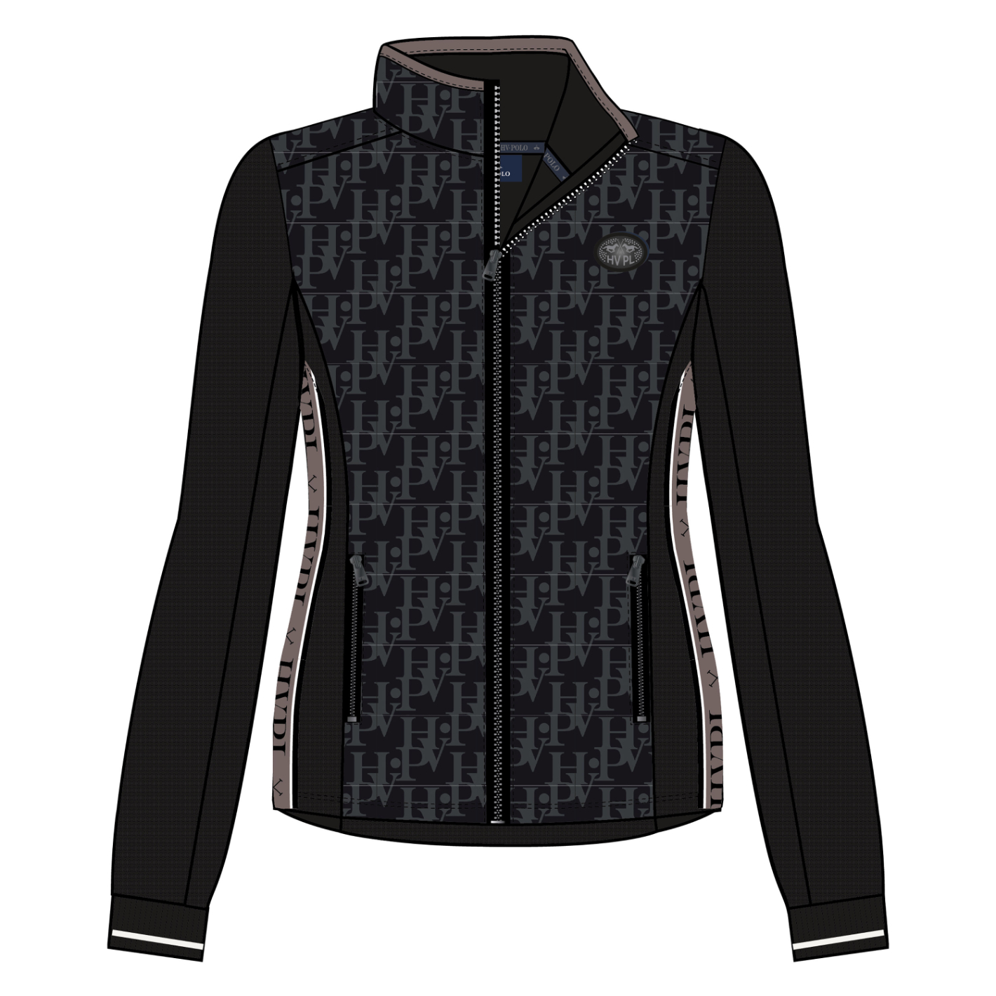 HV Polo Tech fleecevest Caroline mesh HV Polo Tech fleecevest Caroline mesh