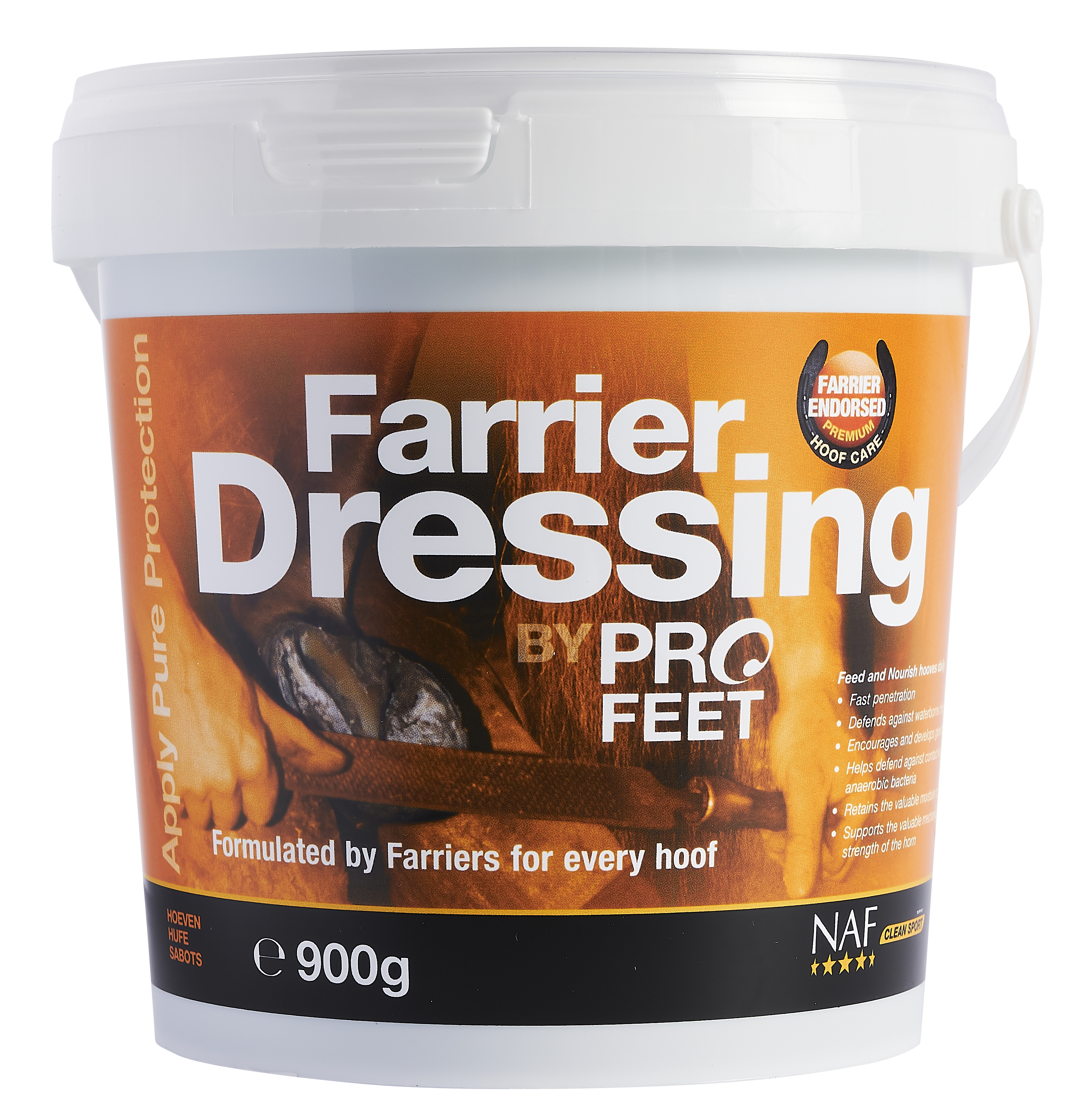 Afbeelding NAF ProFeet Farrier Dressing 900gr door Minihorseshop.nl