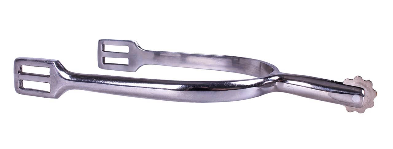 QHP Sporen met wiel getand dames RVS 30mm QHP Sporen met wiel getand dames RVS 30mm