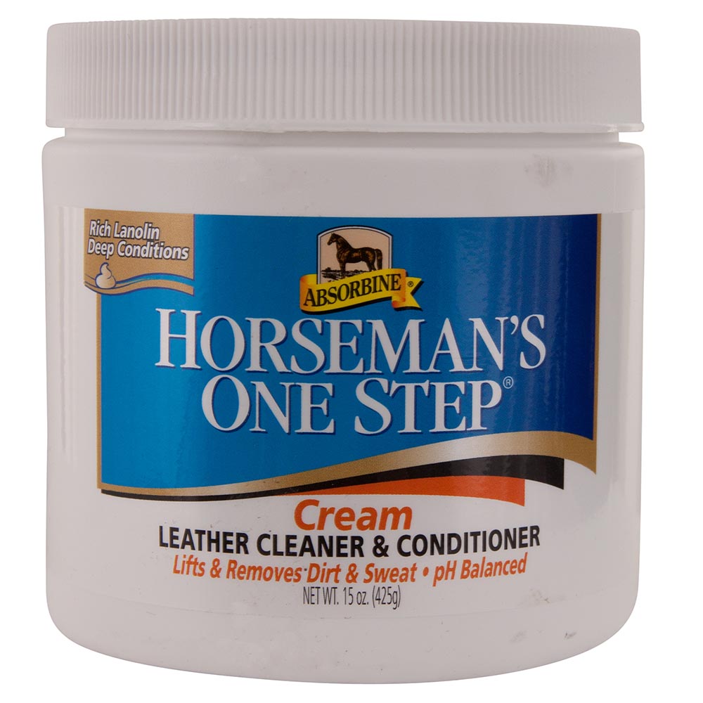 Afbeelding Leercreme Absorbine Horseman'sOne Step 425g door Minihorseshop.nl