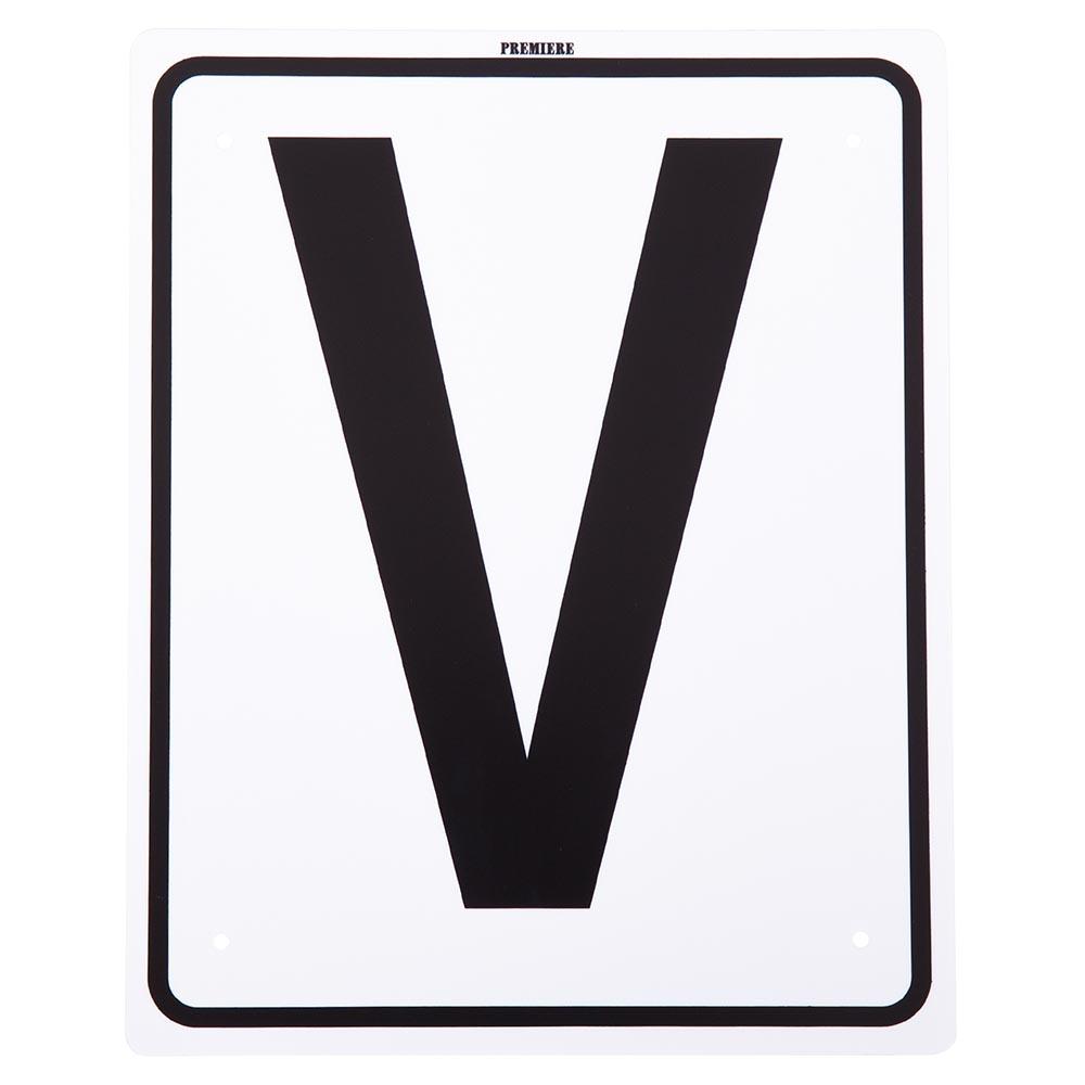 Afbeelding Premiere manegeletters R-V-P-S Wit door Minihorseshop.nl