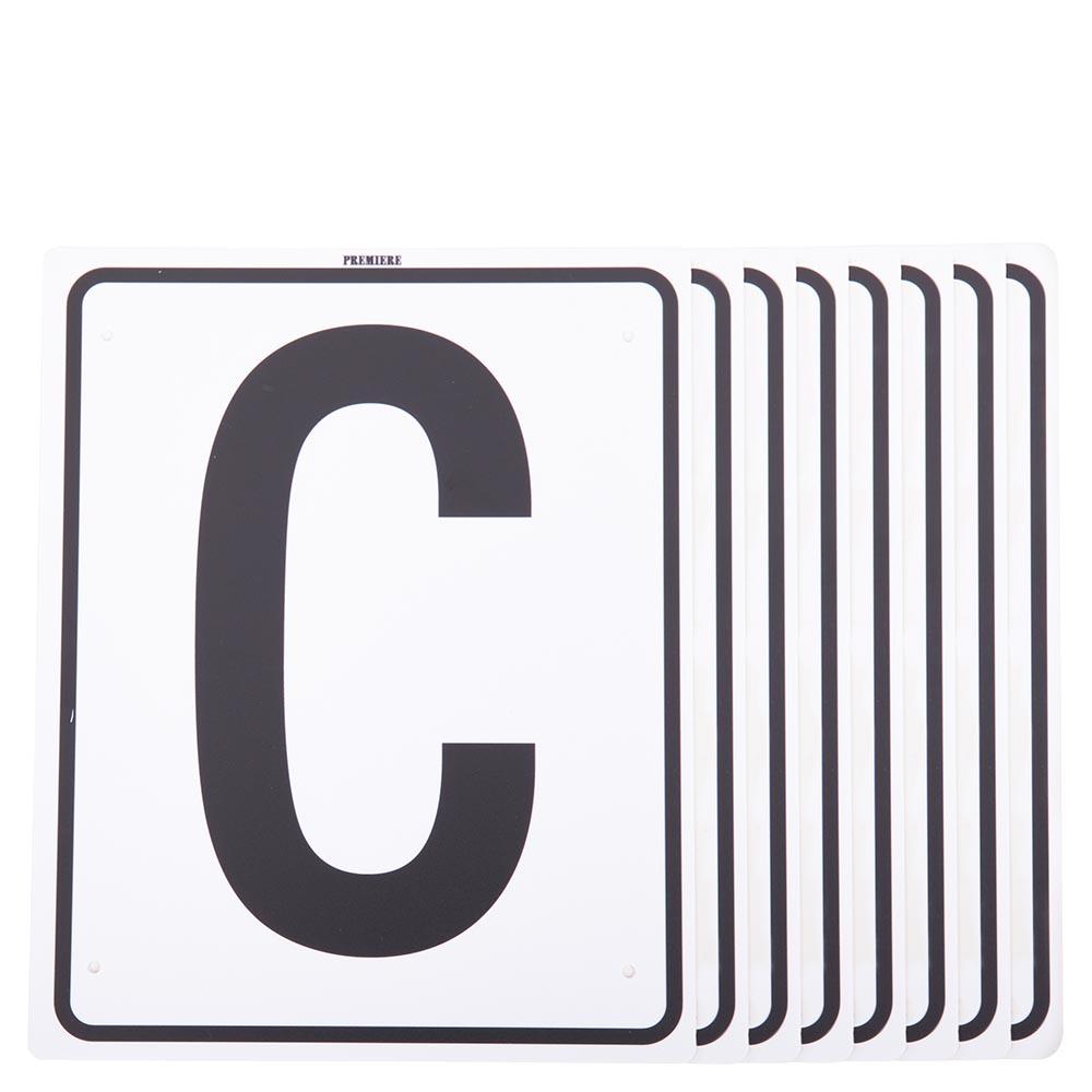 Afbeelding Manegeletter set van 8 door Minihorseshop.nl