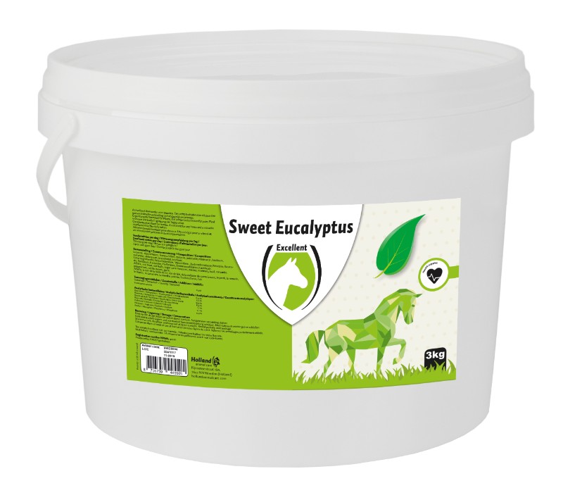 Afbeelding Sweet Eucalyptus Blocks - 3 kg door Minihorseshop.nl