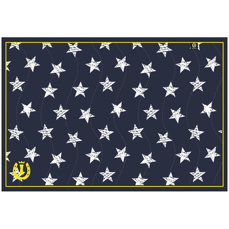 Afbeelding Bandage pad Star Icon Navy Full door Minihorseshop.nl