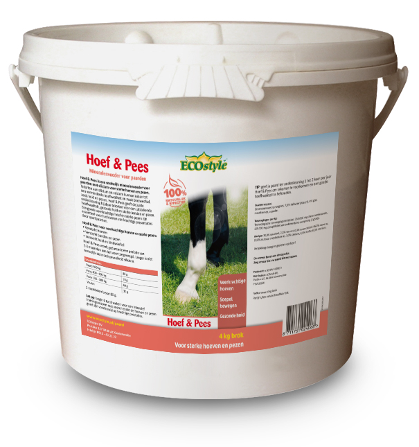 Afbeelding Sectolin Hoef & Pees - Ecostyle 4 kg door Minihorseshop.nl