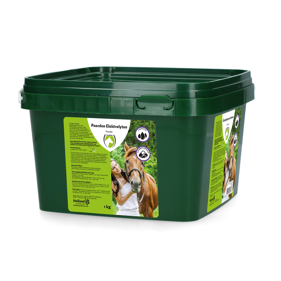 Excellent Horse Electrolytes Poeder met B2 Emmer Excellent Horse Electrolytes Poeder met B2 Emmer
