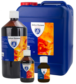 Afbeelding Jodium Shampoo - 1000 ml door Minihorseshop.nl