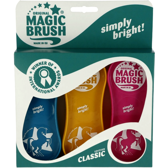 Afbeelding Hofman MagicBrush brush set Deep Sea door Minihorseshop.nl