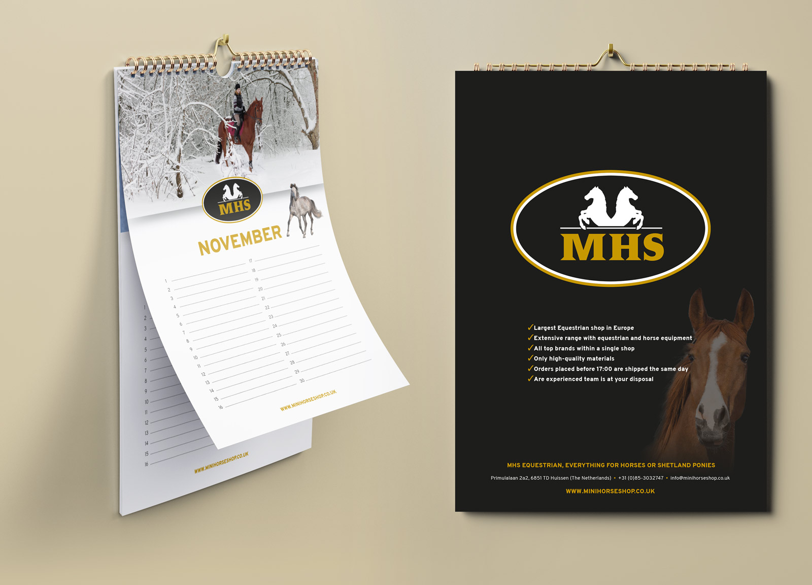 Afbeelding MHS Verjaardagkalender door Minihorseshop.nl