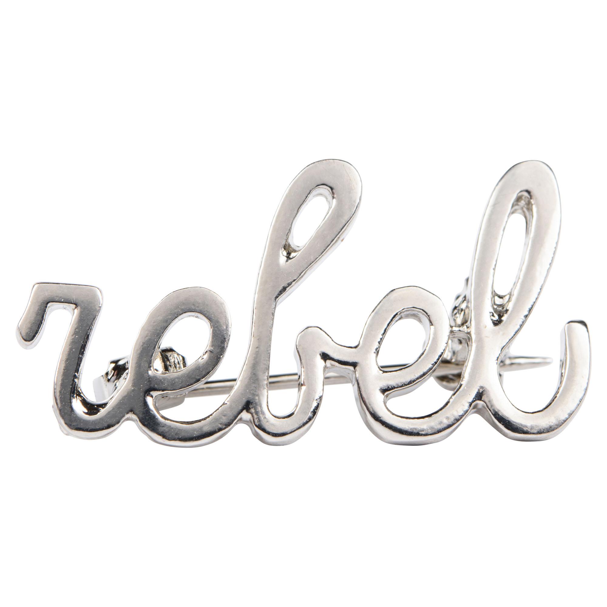 Afbeelding Plastronspeld Rebel, set van 10 stuks Silver 1 MAAT door Minihorseshop.nl