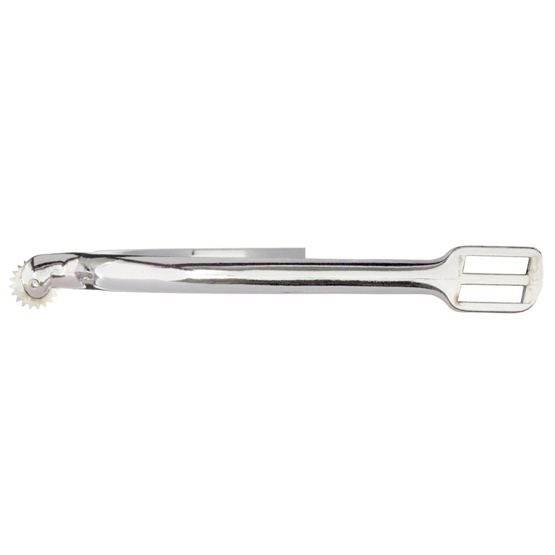 Afbeelding Herenspoor knop met rad 30mm RVS - door Minihorseshop.nl