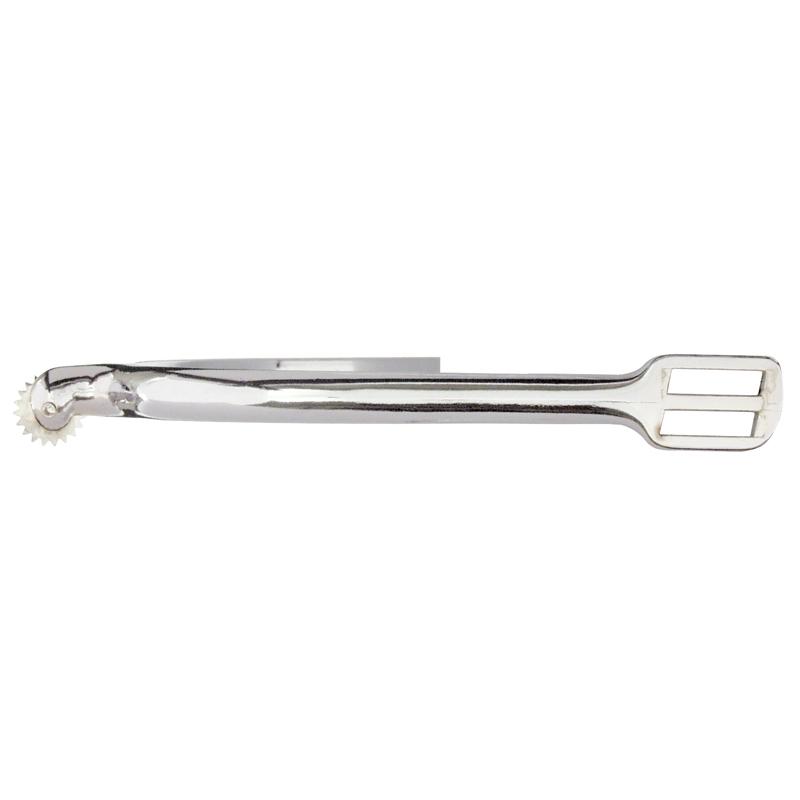 Afbeelding Herenspoor knop met rad 30mm RVS - door Minihorseshop.nl