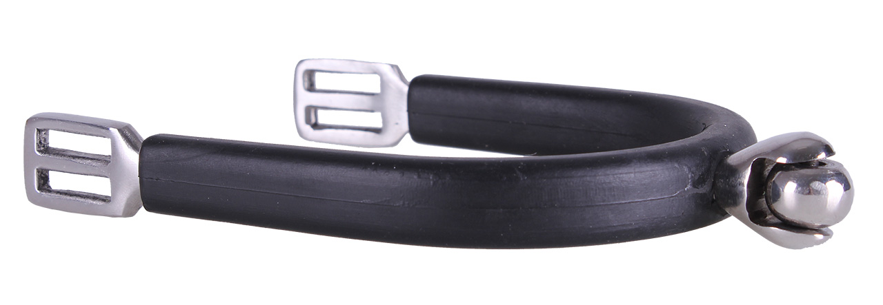 QHP Rol sporen junior met rubber QHP Rol sporen junior met rubber