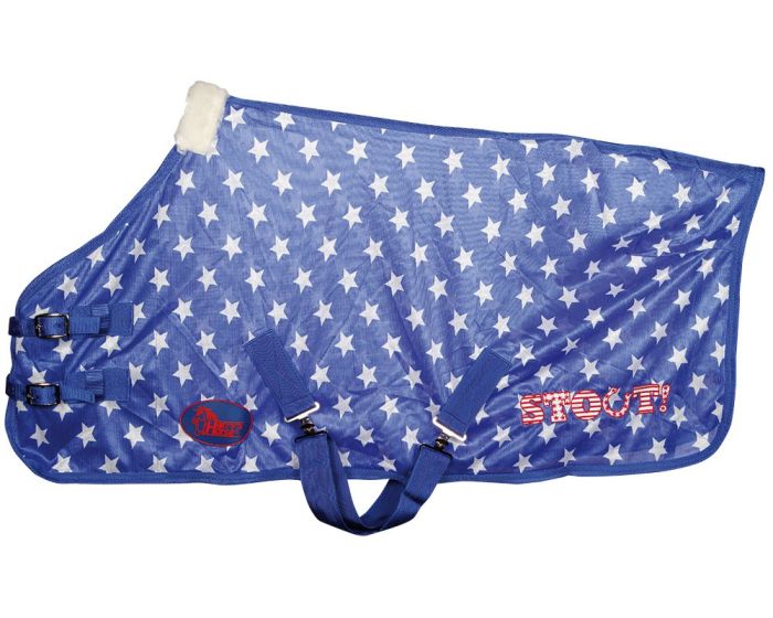 Harrys Horse Vliegendeken Stout Dazzling Blue main product photo