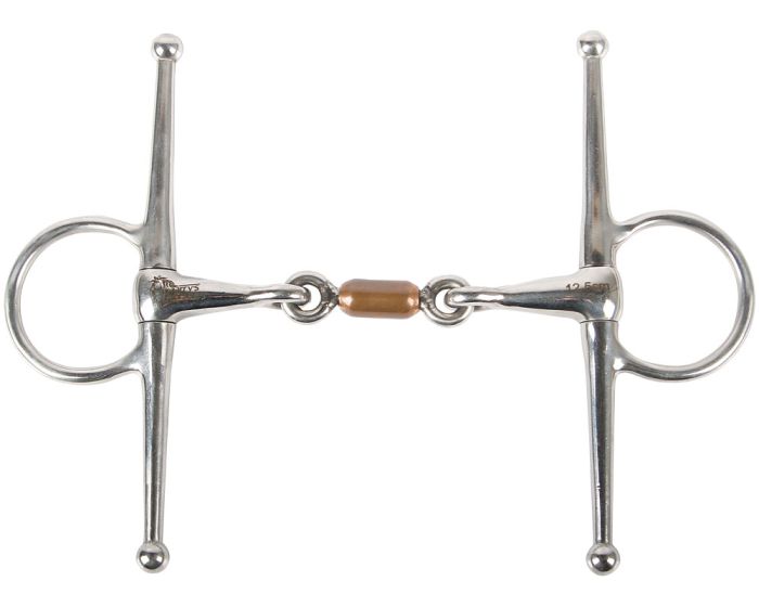Harry's Horse Knevel/bustrens dubbelgebroken koperen rollers 13mm main product photo