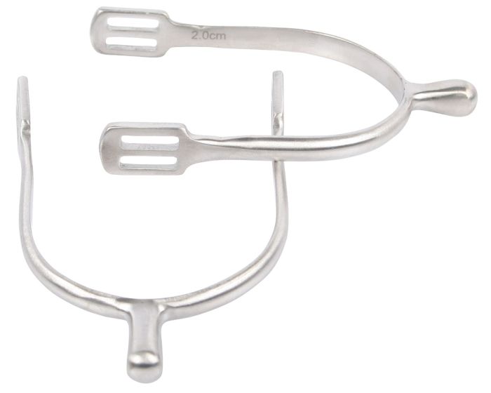 Harry's Horse Sporen knop rvs brushed main product photo