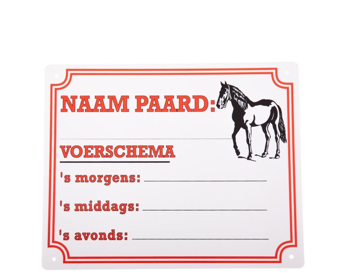 Premiere bord voerschema main product photo