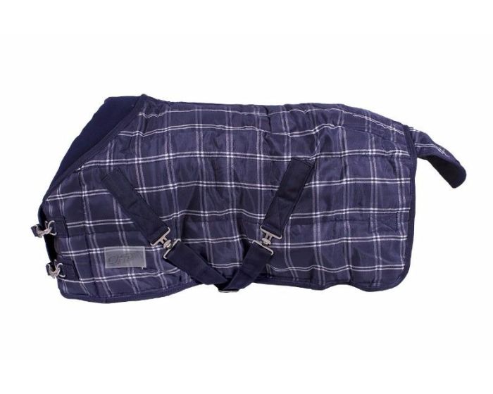 QHP Deken stal luxe falabella 200gr Blauwe ruit main product photo