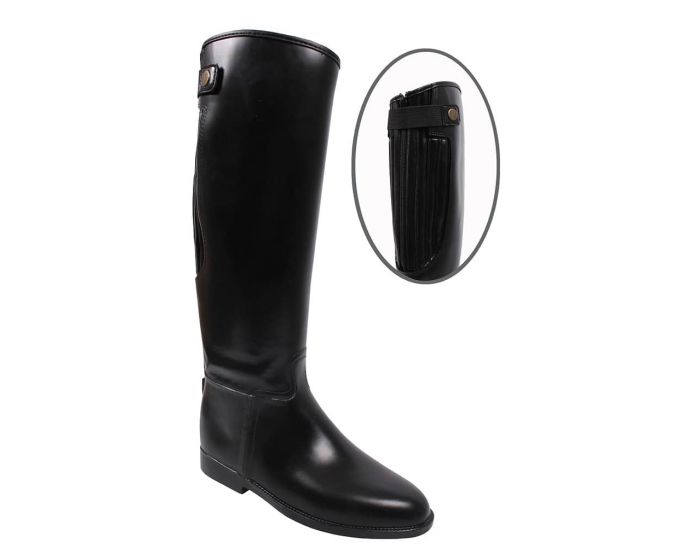 QHP Rijlaars rubber met rits Adult main product photo