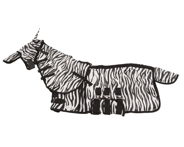 sturen evolutie slinger Bestel MHS Vliegendeken Zebra met hals en masker voor 0 bij MHS Ruitersport!