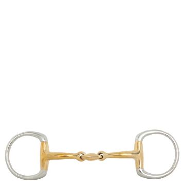 BR Dubbel Gebroken Bustrens Soft Contact 12 mm Ø 55 mm 11,5 Goud