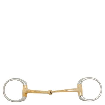 BR Enkel Gebroken Onderlegtrens (bustrens) Soft Contact 12 mm Ø 50 mm 13 cm Zilver/goud