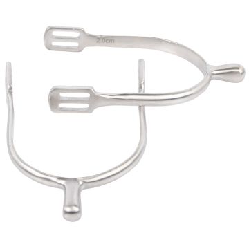 Harry's Horse Sporen knop rvs brushed D15 RVS