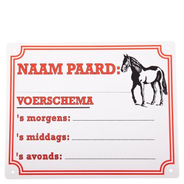 Premiere bord voerschema