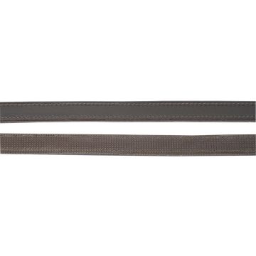 Harry's Horse Teugels, leder met rubber gevoerd Cob Bruin